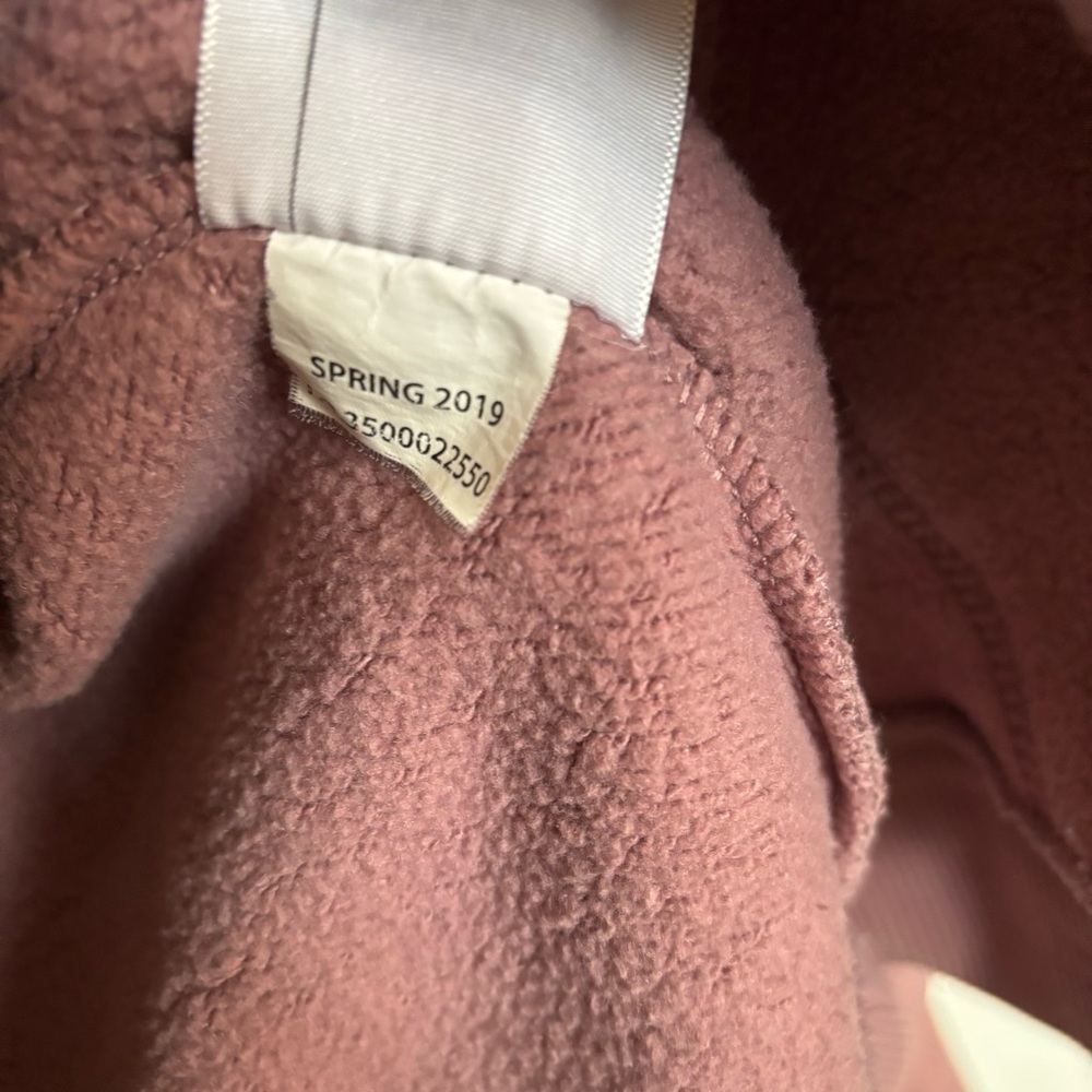Carhartt Relaxed Fit Mauve Purple Lilac Zip Up Hoodie Size S (4-6) - Picture 6 of 6